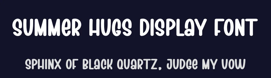 Summer Hugs Display Font by creativeletter — Display Font — thumbnail 2