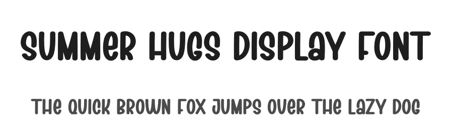 Summer Hugs Display Font by creativeletter — Display Font