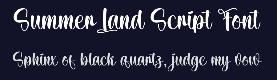 Summer Land Script Font by creativeletter — Script Handwritten Font — thumbnail 2
