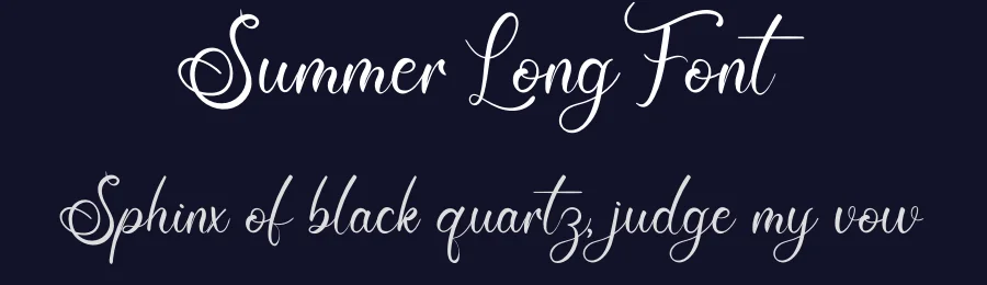 Summer Long Font by kateengciu — Script Handwritten Font — thumbnail 2
