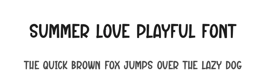 Summer Love Playful Font by creativeletter — Script Handwritten Font