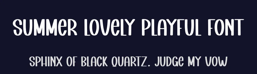 Summer Lovely Playful Font by creativeletter — Script Handwritten Font — thumbnail 2