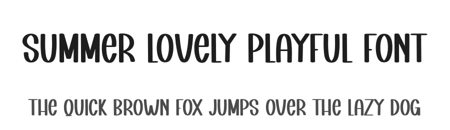 Summer Lovely Playful Font by creativeletter — Script Handwritten Font