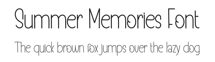 Summer Memories Font by inermediaSTUDIO — Display Font