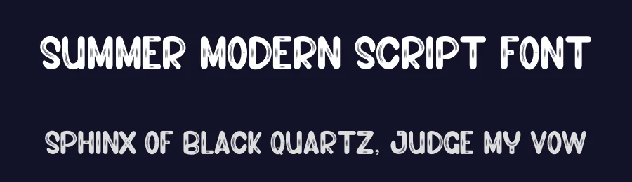 Summer Modern Script Font by inermediaSTUDIO — Display Font — thumbnail 2