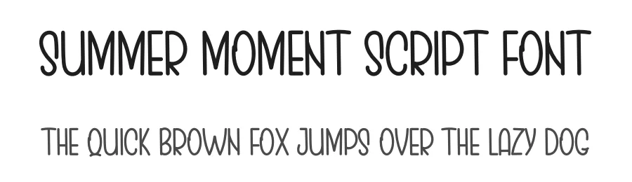 Summer Moment Script Font by inermediaSTUDIO — Display Font