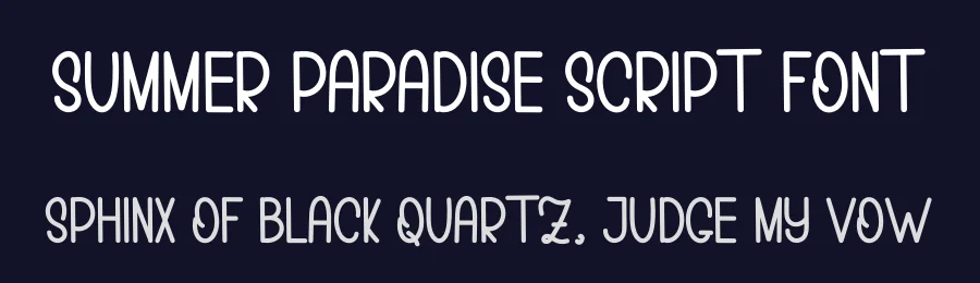 Summer Paradise Script Font by inermediaSTUDIO — Display Font — thumbnail 2