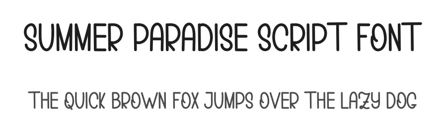 Summer Paradise Script Font by inermediaSTUDIO — Display Font