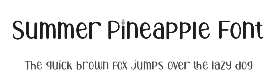 Summer Pineapple Font by AEN Creative Studio — Display Font
