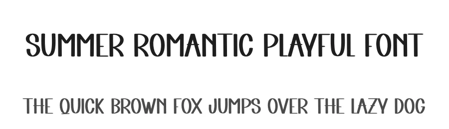 Summer Romantic Playful Font by creativeletter — Script Handwritten Font