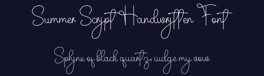 Summer Script Handwritten Font by inermediaSTUDIO — Script Handwritten Font — thumbnail 2