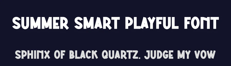 Summer Smart Playful Font by andikastudio — Display Font — thumbnail 2