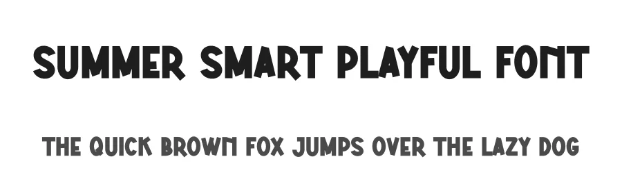Summer Smart Playful Font by andikastudio — Display Font