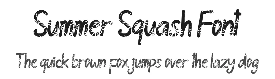 Summer Squash Font by Yoga Letter — Display Font