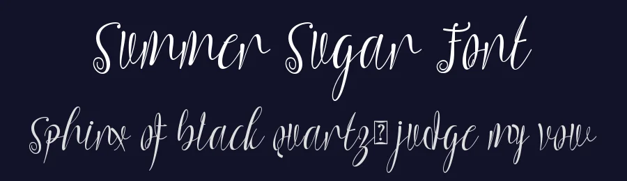 Summer Sugar Font by Selvia Design — Script Handwritten Font — thumbnail 2