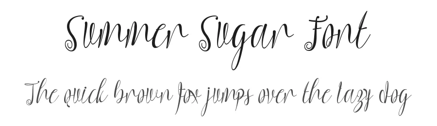 Summer Sugar Font by Selvia Design — Script Handwritten Font