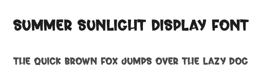Summer Sunlight Display Font by creativeletter — Display Font