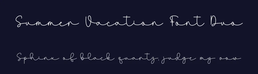 Summer Vacation Font Duo by DN Creative — Script Handwritten Font — thumbnail 2