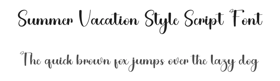 Summer Vacation Style Script Font by inermediaSTUDIO — Script Handwritten Font