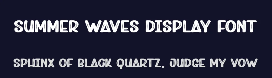 Summer Waves display Font by andikastudio — Display Font — thumbnail 2