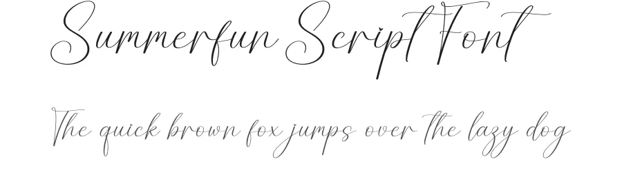 Summerfun Script Font by creativeletter — Script Handwritten Font