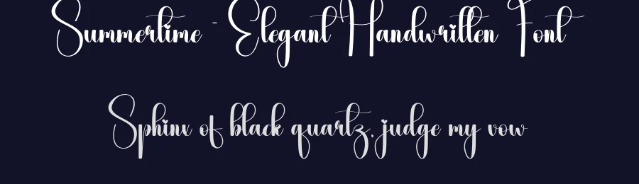 Summertime – Elegant Handwritten Font by andikastudio — Script Handwritten Font — thumbnail 2