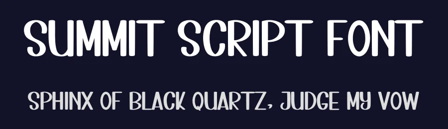 Summit Script Font by inermediaSTUDIO — Display Font — thumbnail 2