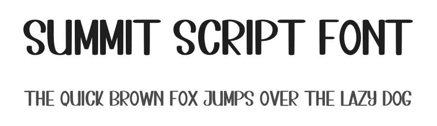 Summit Script Font by inermediaSTUDIO — Display Font