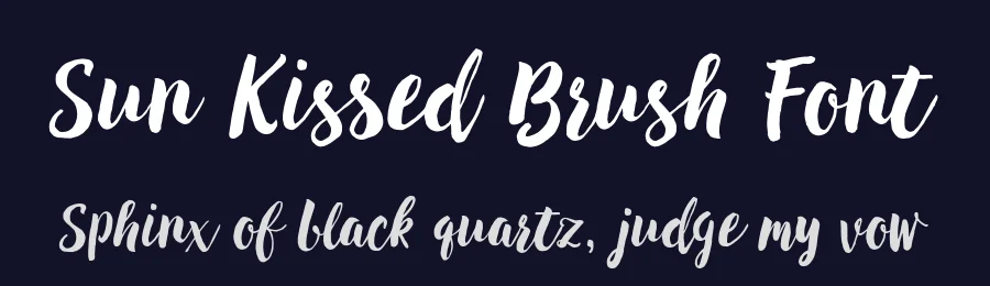 Sun Kissed Brush Font by Typeface — Script Handwritten Font — thumbnail 2