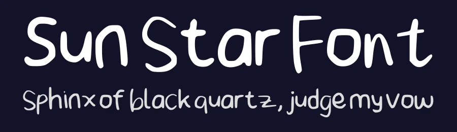 Sun Star Font by withcloud.studio — Script Handwritten Font — thumbnail 2