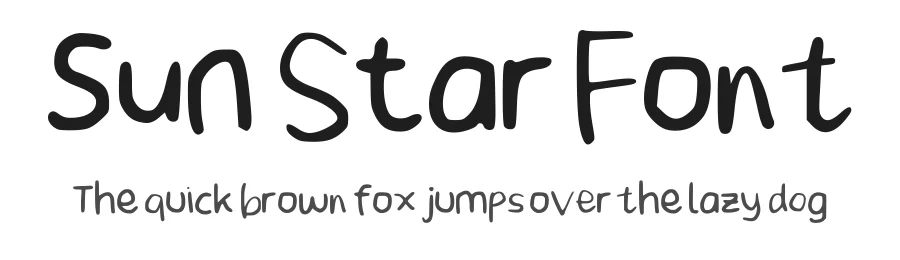 Sun Star Font by withcloud.studio — Script Handwritten Font