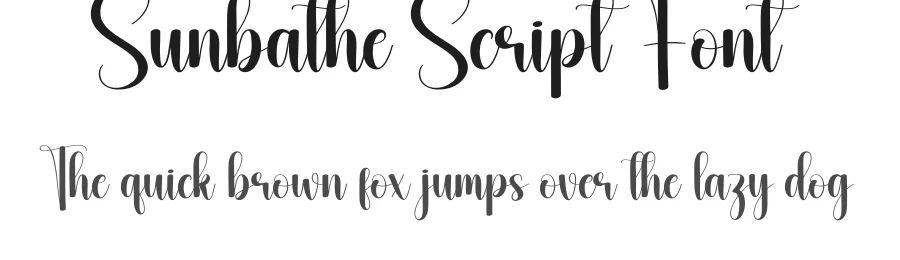 Sunbathe Script Font by andikastudio — Script Handwritten Font