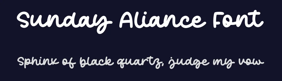 Sunday Aliance Font by Anxietype Foundry — Script Handwritten Font — thumbnail 2