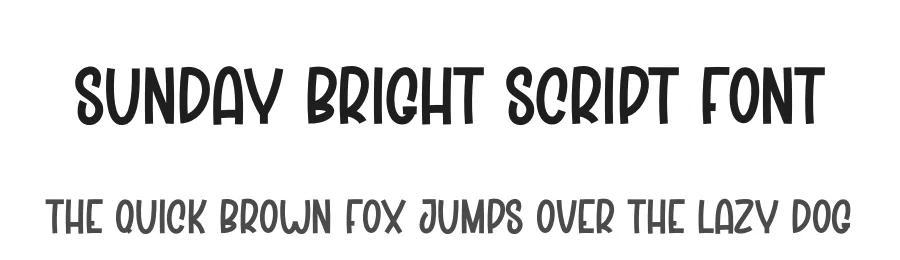 Sunday Bright Script Font by creativeletter — Display Font