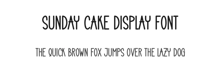 Sunday Cake Display Font by creativeletter — Display Font