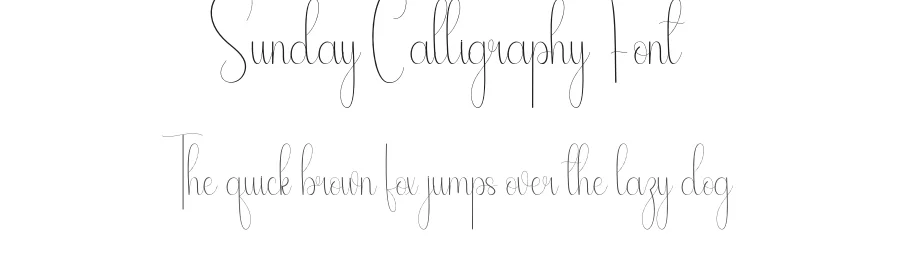 Sunday Calligraphy Font by andikastudio — Script Handwritten Font