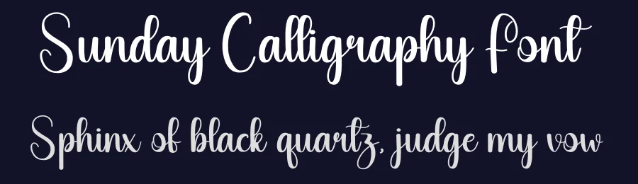Sunday Calligraphy Font by andikastudio — Script Handwritten Font — thumbnail 2