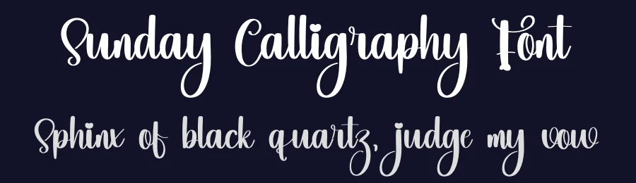 Sunday Calligraphy Font by inermediaSTUDIO — Script Handwritten Font — thumbnail 2