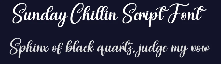 Sunday Chillin Script Font by creativeletter — Script Handwritten Font — thumbnail 2