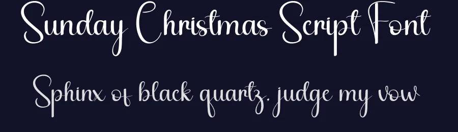Sunday Christmas Script Font by andikastudio — Script Handwritten Font — thumbnail 2
