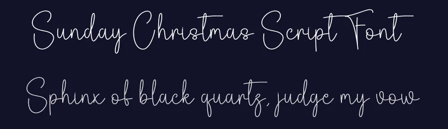 Sunday Christmas Script Font by andikastudio — Script Handwritten Font — thumbnail 2