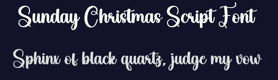 Sunday Christmas Script Font by creativeletter — Script Handwritten Font — thumbnail 2