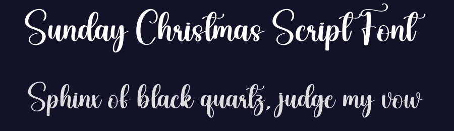 Sunday Christmas Script Font by creativeletter — Script Handwritten Font — thumbnail 2