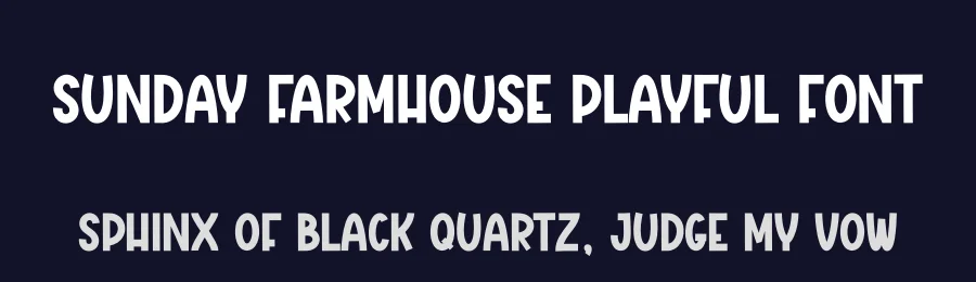 Sunday Farmhouse Playful Font by creativeletter — Script Handwritten Font — thumbnail 2