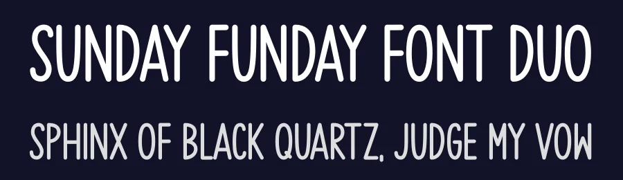 Sunday Funday Font Duo by DN Creative — Script Handwritten Font — thumbnail 2