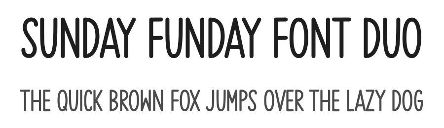 Sunday Funday Font Duo by DN Creative — Script Handwritten Font