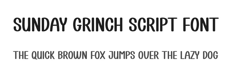 Sunday Grinch Script Font by creativeletter — Display Font