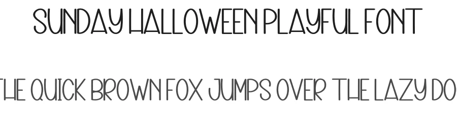Sunday Halloween Playful Font by inermediaSTUDIO — Display Font