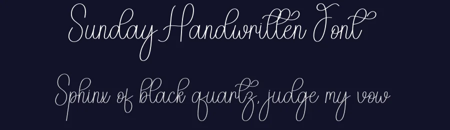 Sunday Handwritten Font by andikastudio — Script Handwritten Font — thumbnail 2