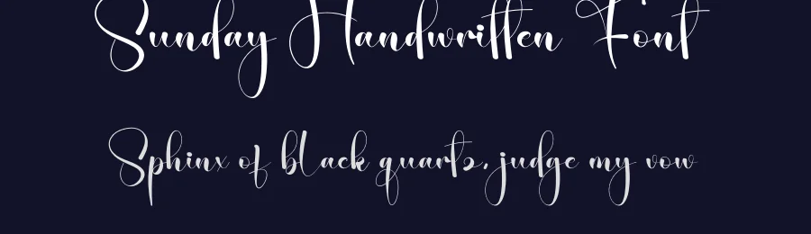 Sunday Handwritten Font by creativeletter — Script Handwritten Font — thumbnail 2
